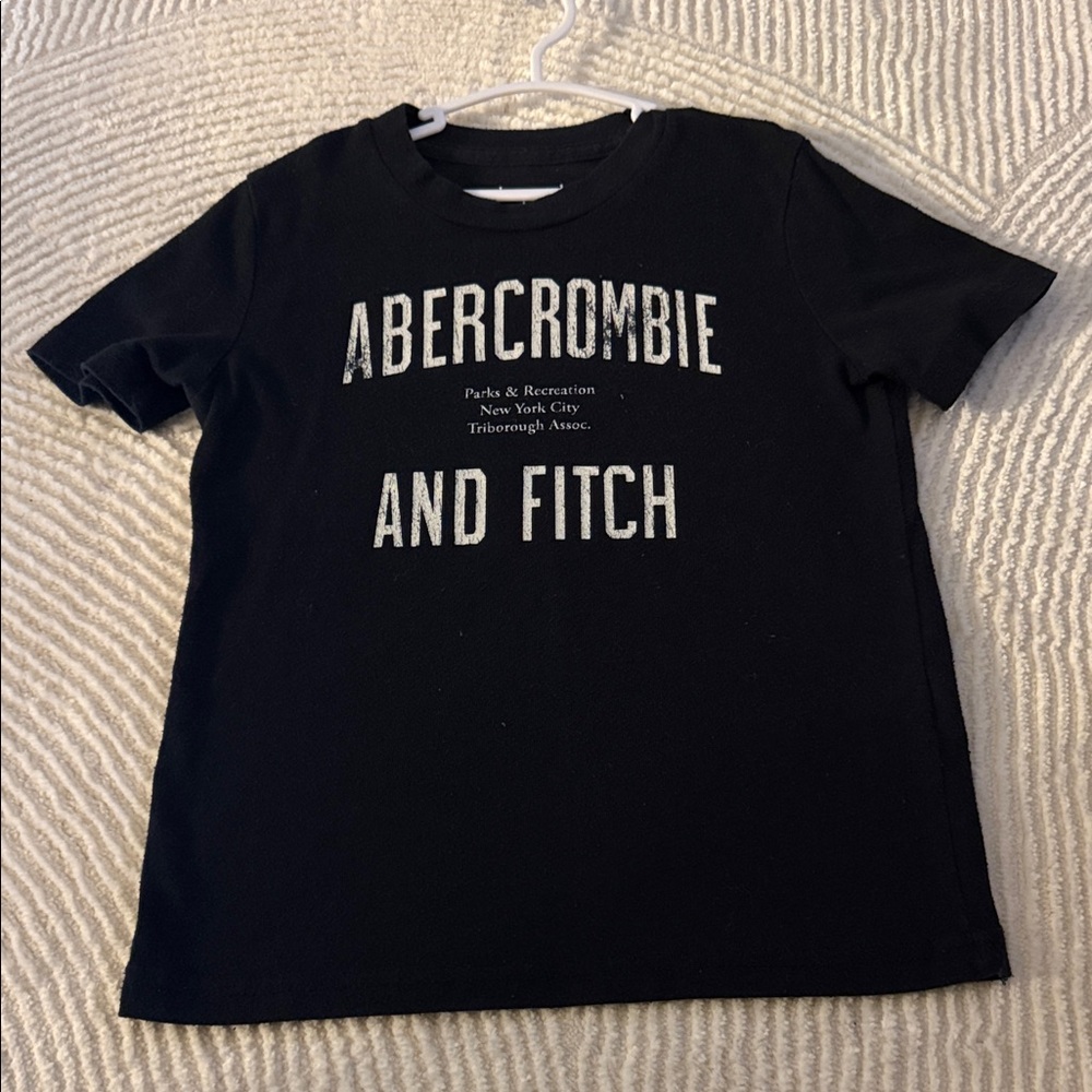 Abercrombie & Fitch Black Graphic Tee